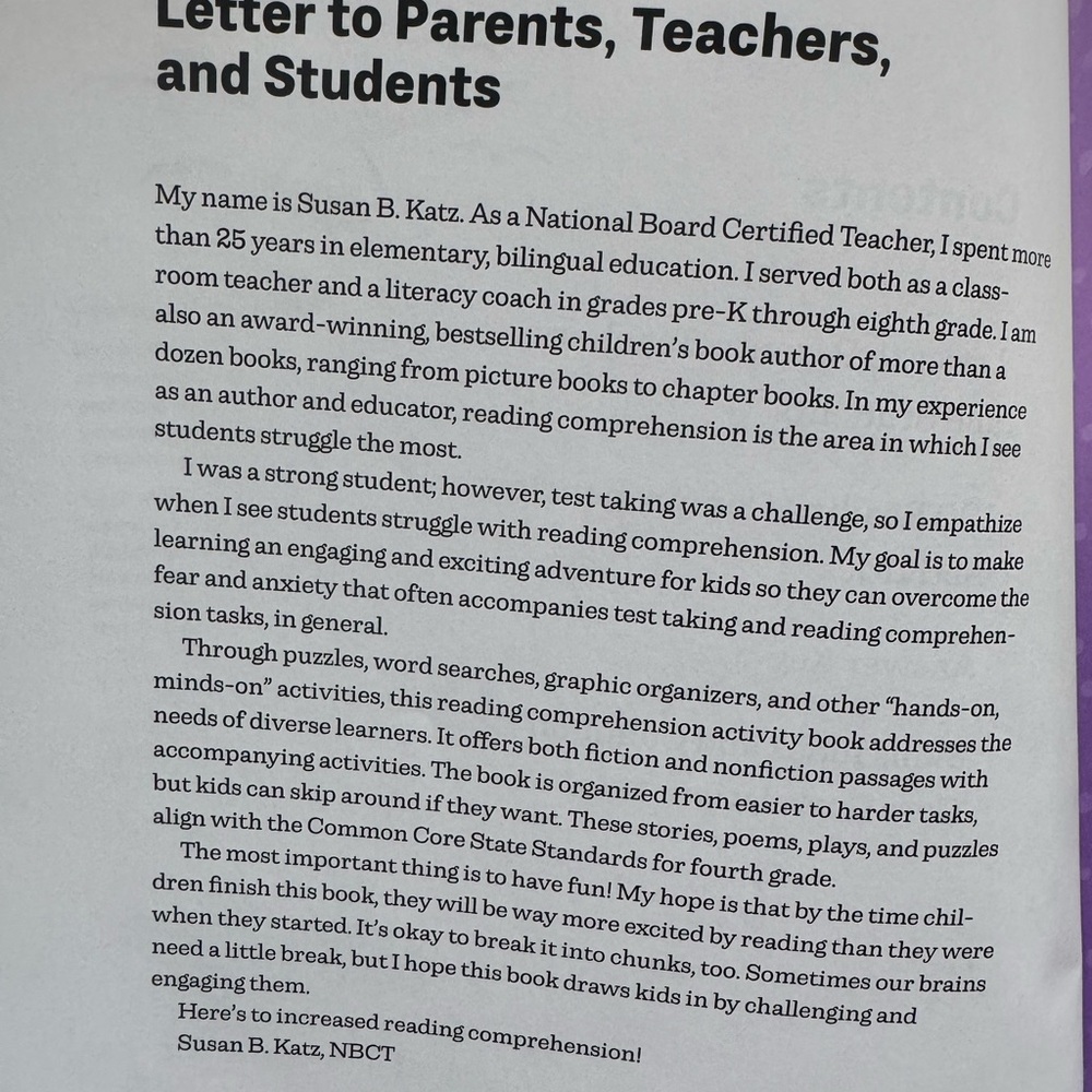 4th‎ Grade Reading Comprehension Workbook – 100 Activities –Common Core Aligned - Picture 5 of 12